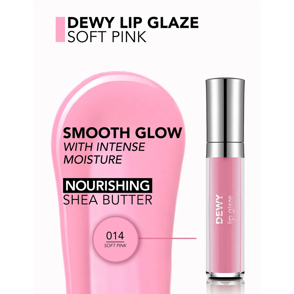 Flormar Dewy Lip Glaze - 014 Soft Pink (4.5 g) thumbnail 4
