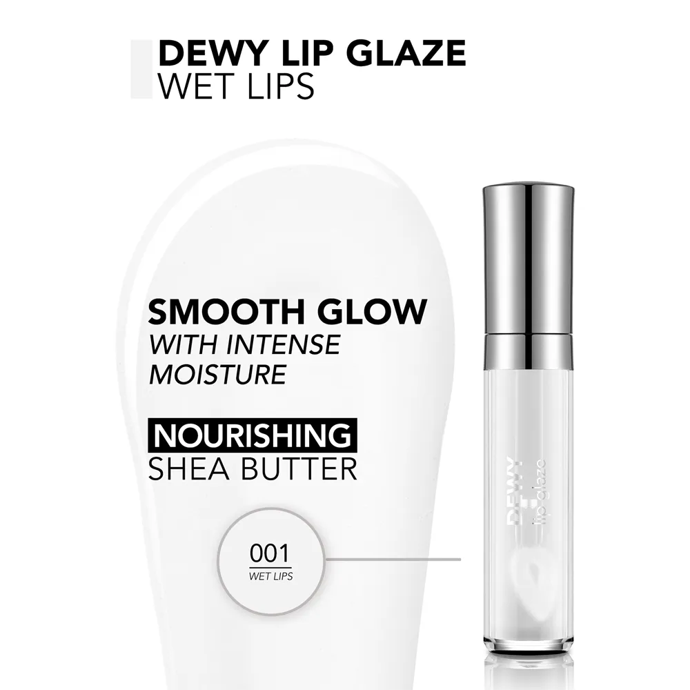 Flormar Dewy Lip Glaze - 001 Wet Lps (4.5 g) thumbnail 4