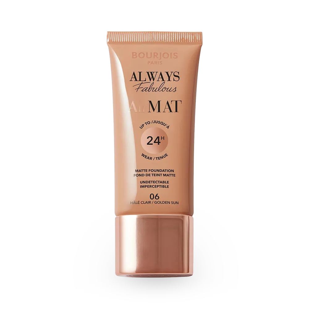 Bourjois Always Fabulous Air Mat Foundation - 06 Golden Sun thumbnail 1