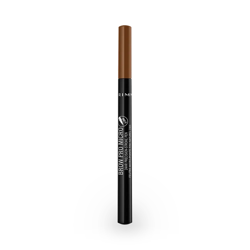 Rimmel London Brow Pro Micro 24HR Precision Stroke Pen - 002 Honey Brown thumbnail 1