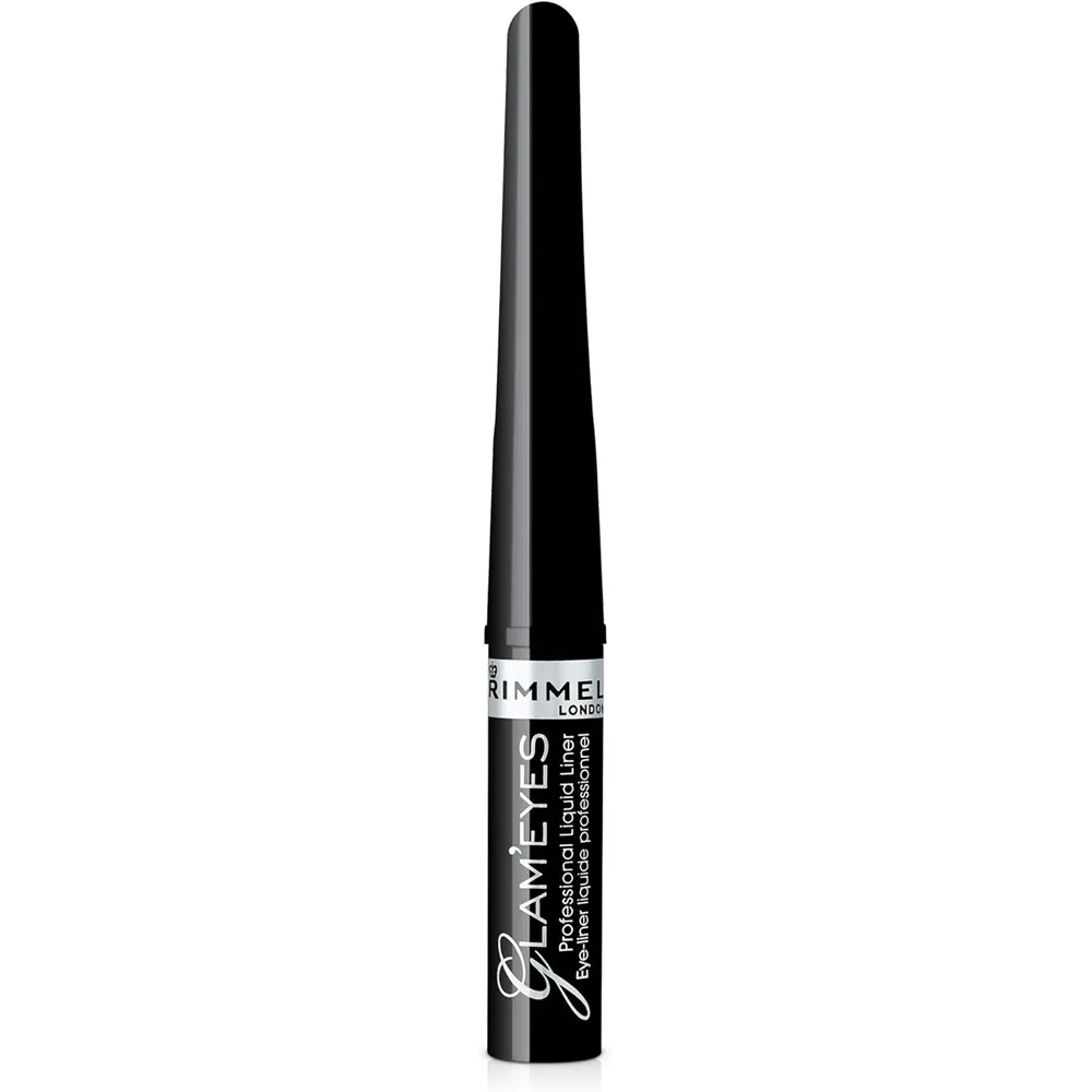 Rimmel London Glam'Eyes Professional Liquid Eyeliner - Black Glamour thumbnail 2