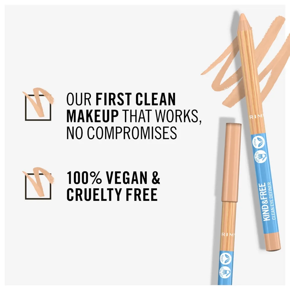 Rimmel London Kind & Free Clean Eye Definer - 05 Creamy White thumbnail 3