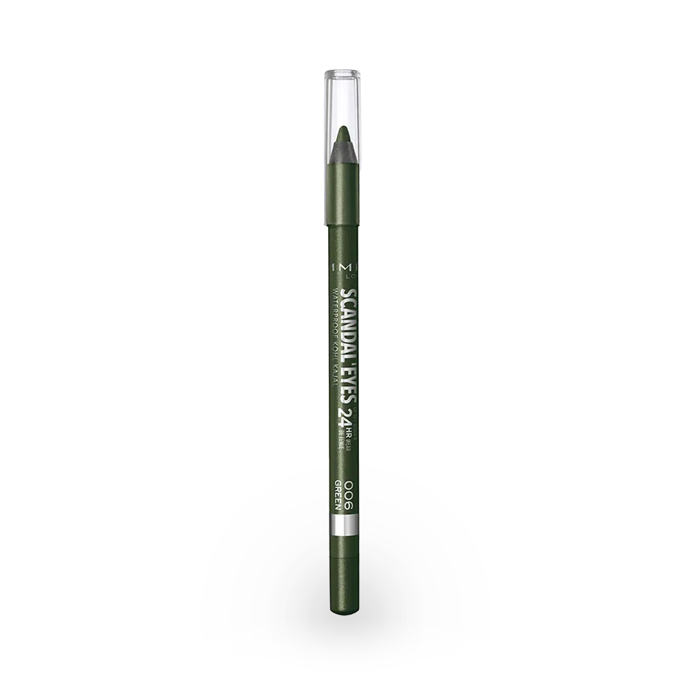 Rimmel London Scandaleyes Waterproof Kohl Kajal - 006 Green thumbnail 1