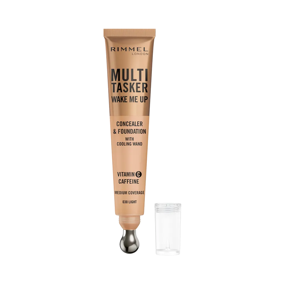 Rimmel London Multi-Tasker Wake Me Up Concealer & Foundation - 030 Light thumbnail 2