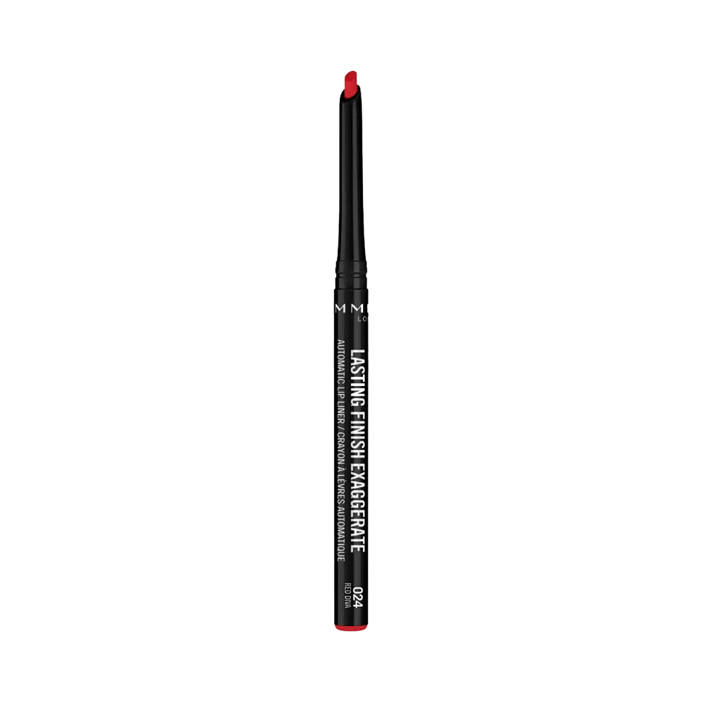 Rimmel London Lasting Finish Exaggerate Automatic Lip Liner - 024 Red Diva thumbnail 2