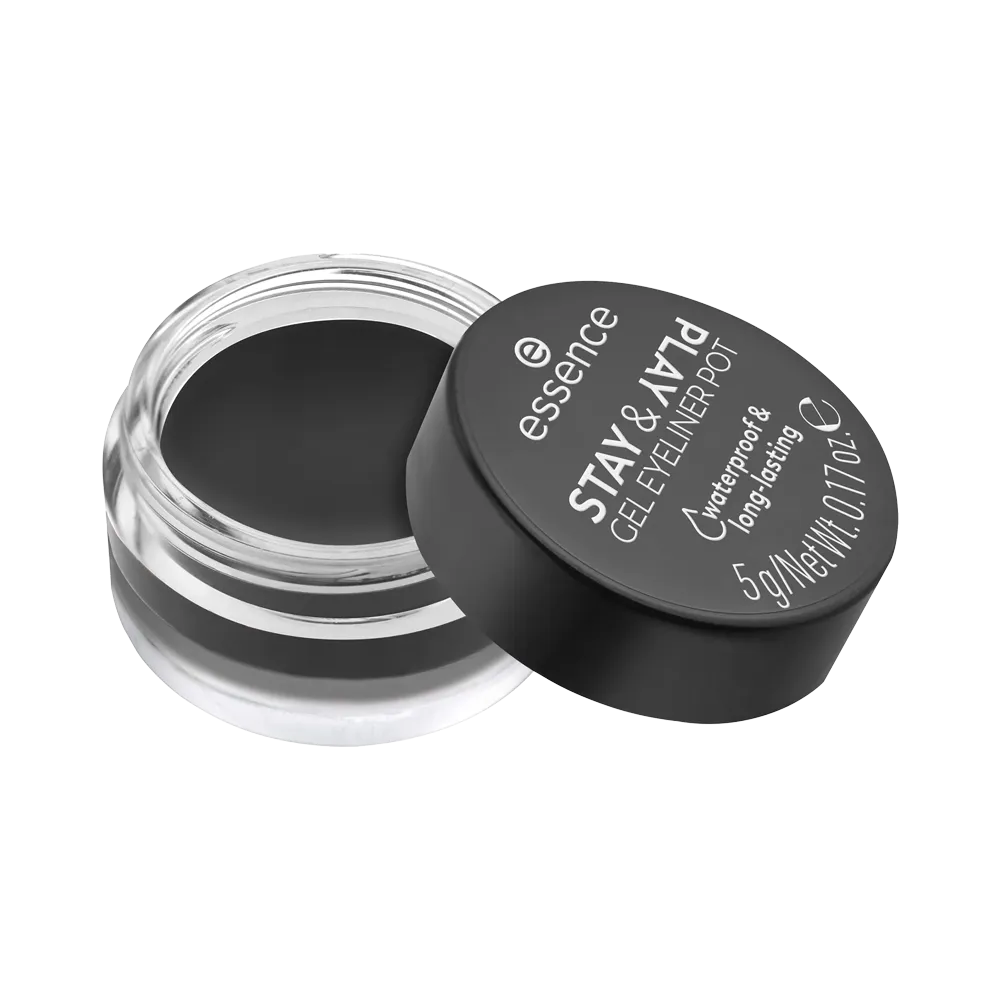 essence Stay & Play Gel Eyeliner Pot - 01 Black thumbnail 1