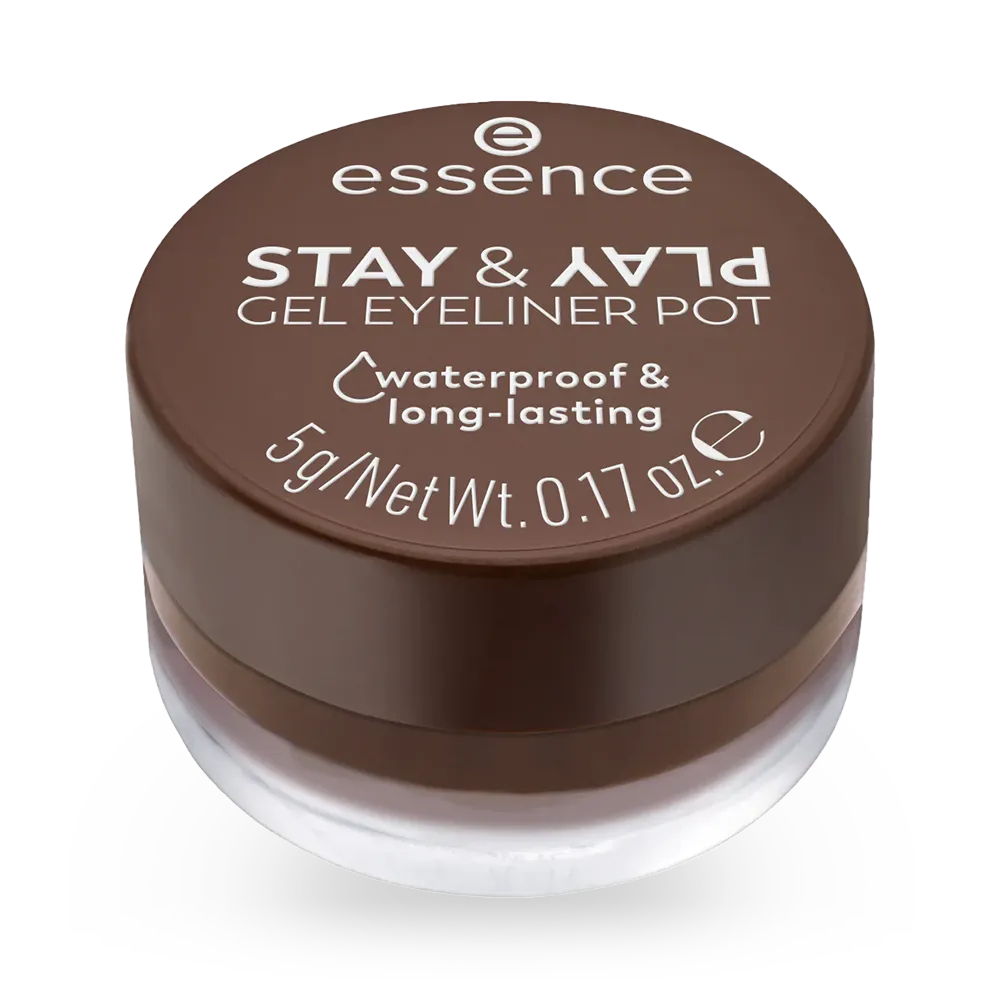 Essence Stay & Play Gel Eyeliner Pot - 02 Brown thumbnail 1