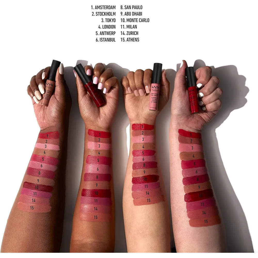 NYX Professional Makeup Lip Cream - Amsterdam thumbnail 4