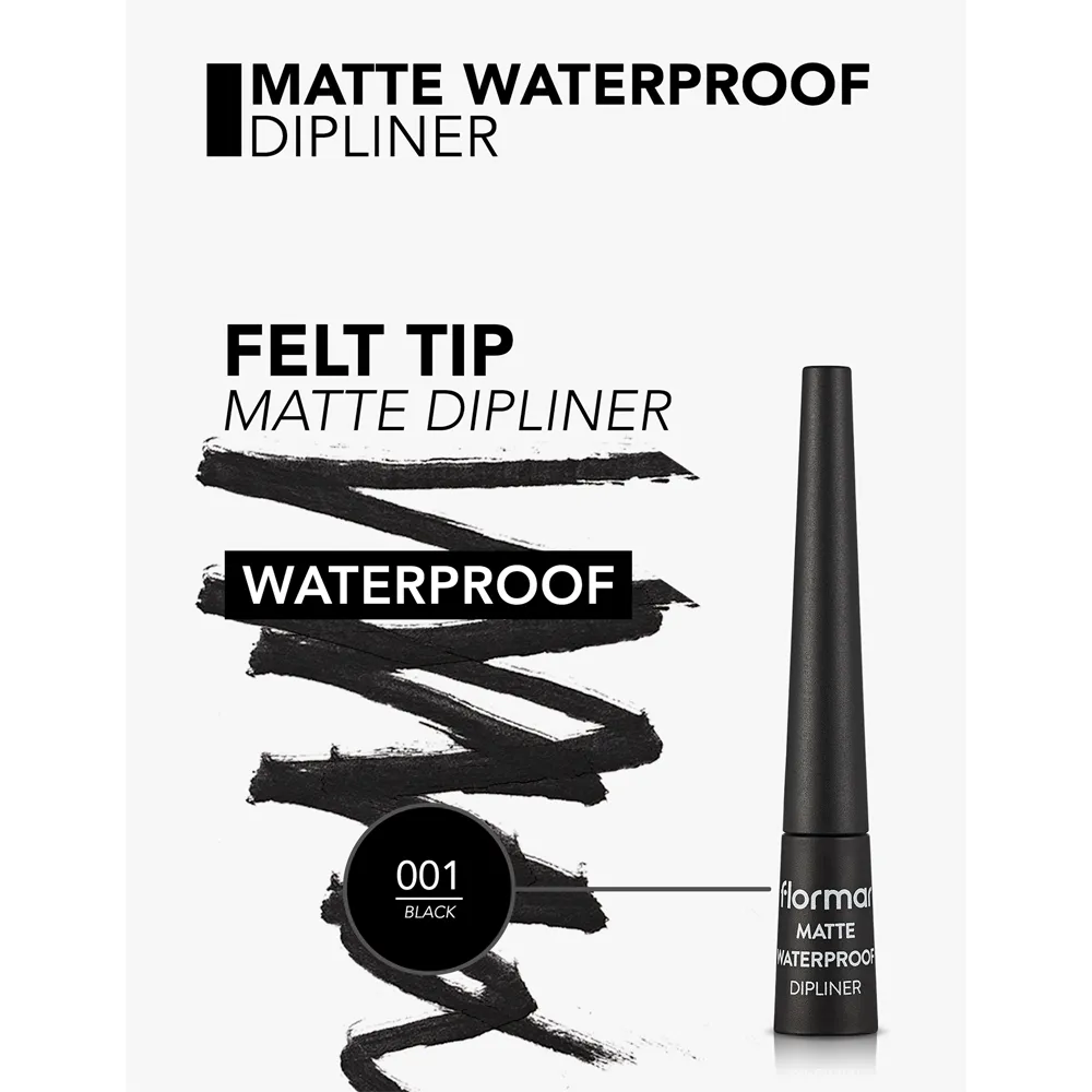 Flormar Vinyl Waterproof Dipliner Black (2.5 ml) thumbnail 3