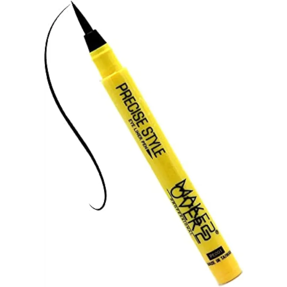 Make Over 22 Waterproof Precision Liquid Eyeliner - PE001 thumbnail 2