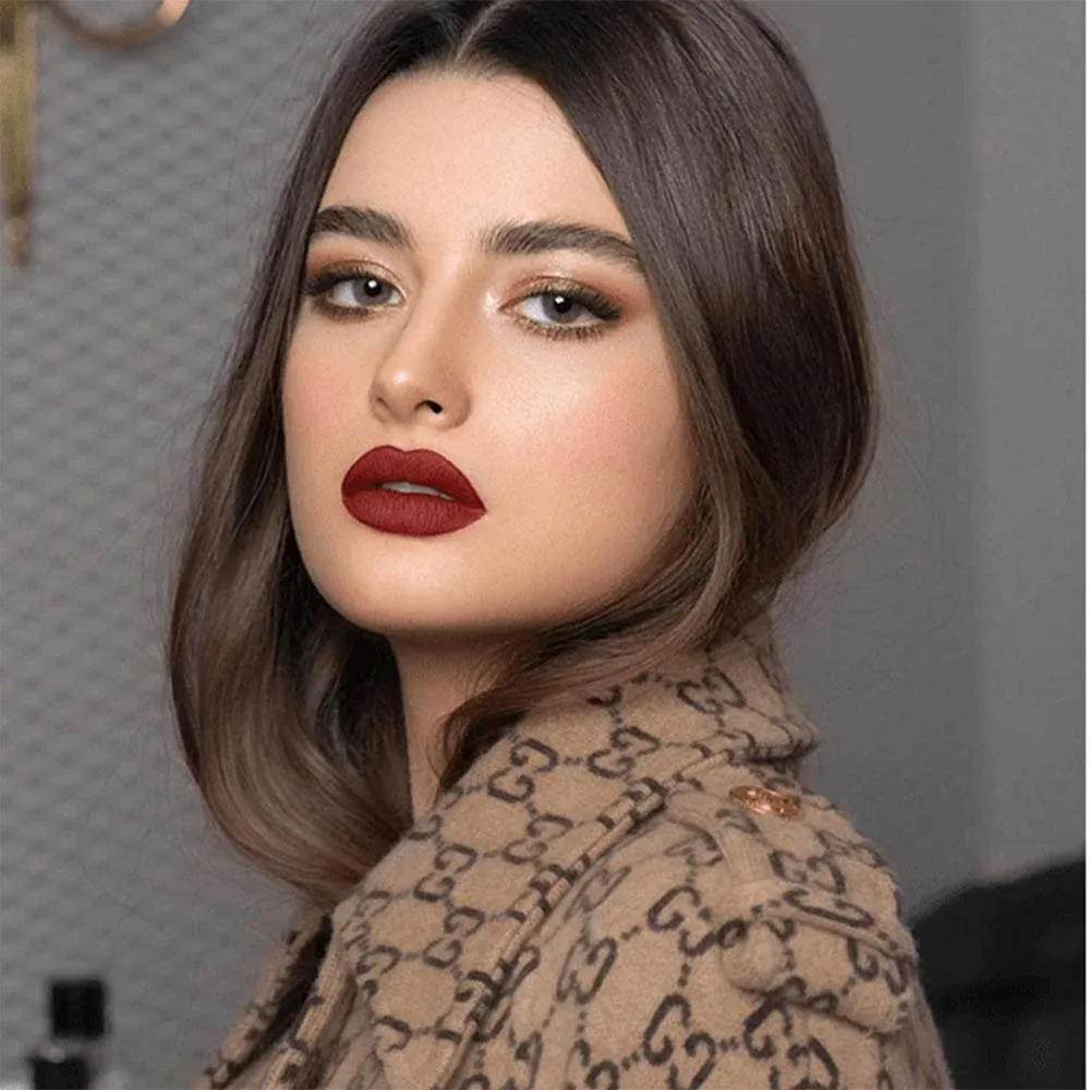 Nora Bo Awadh Waterproof Liquid Lipstick - Dark Flaming thumbnail 3
