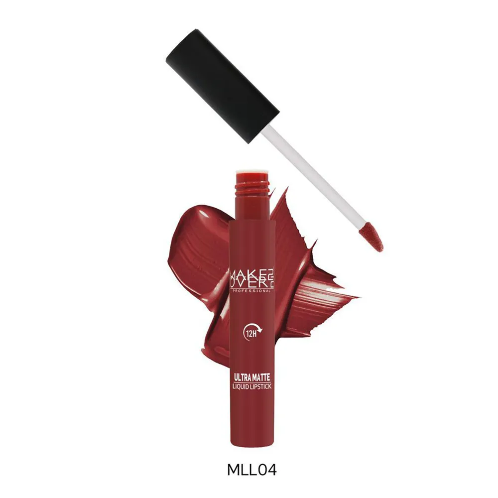Make Over 22 Ultra Matte Liquid Cream Lipstick - MLL04 (5 ml) thumbnail 3