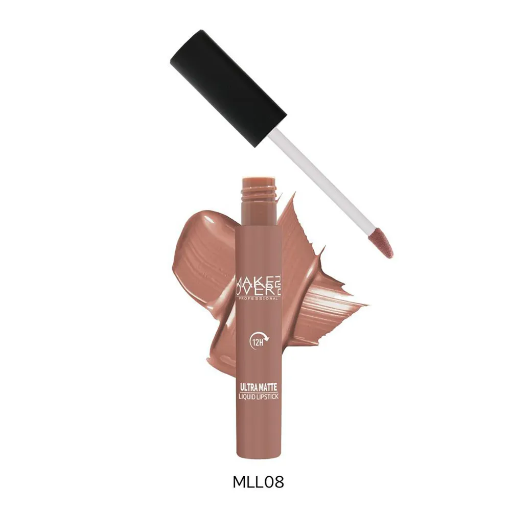 Make Over 22 Ultra Matte Liquid Cream Lipstick - MLL08 (5 ml) thumbnail 3
