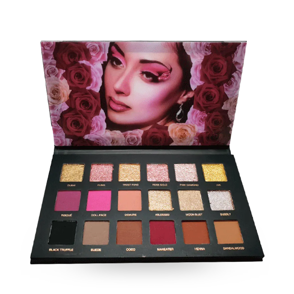 Make Over 22 Rose Gold 18 Colors Eyeshadow Palette - RG002 thumbnail 1