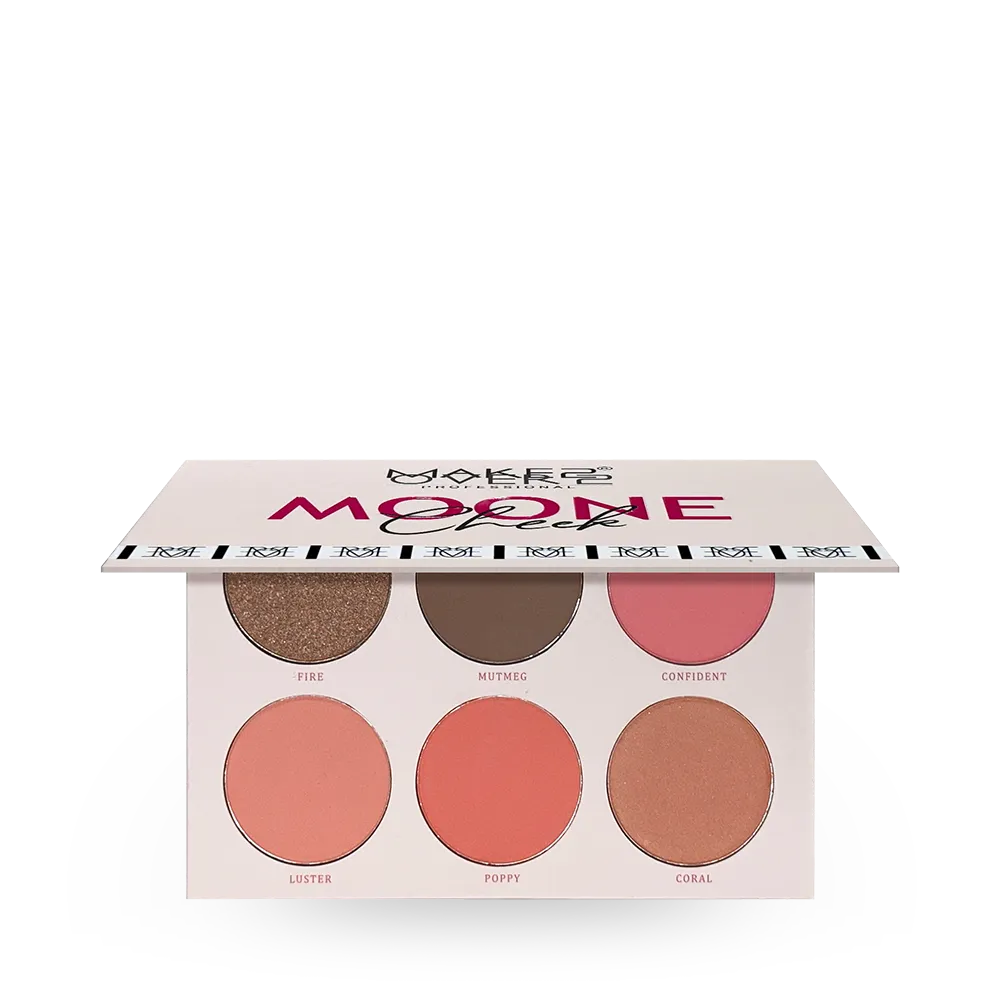 Makeover 22 6-Color Blush Palette - M3203 Moon Chic thumbnail 1