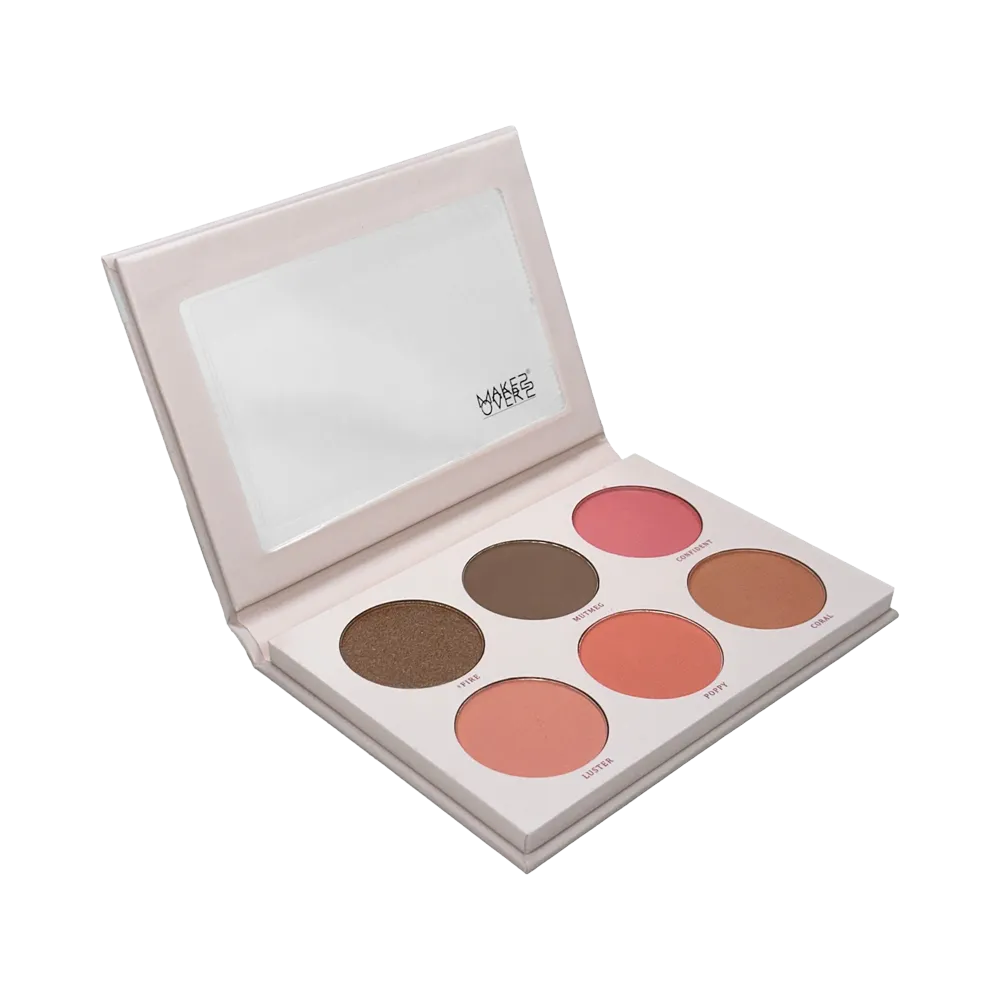 Makeover 22 6-Color Blush Palette - M3203 Moon Chic thumbnail 2