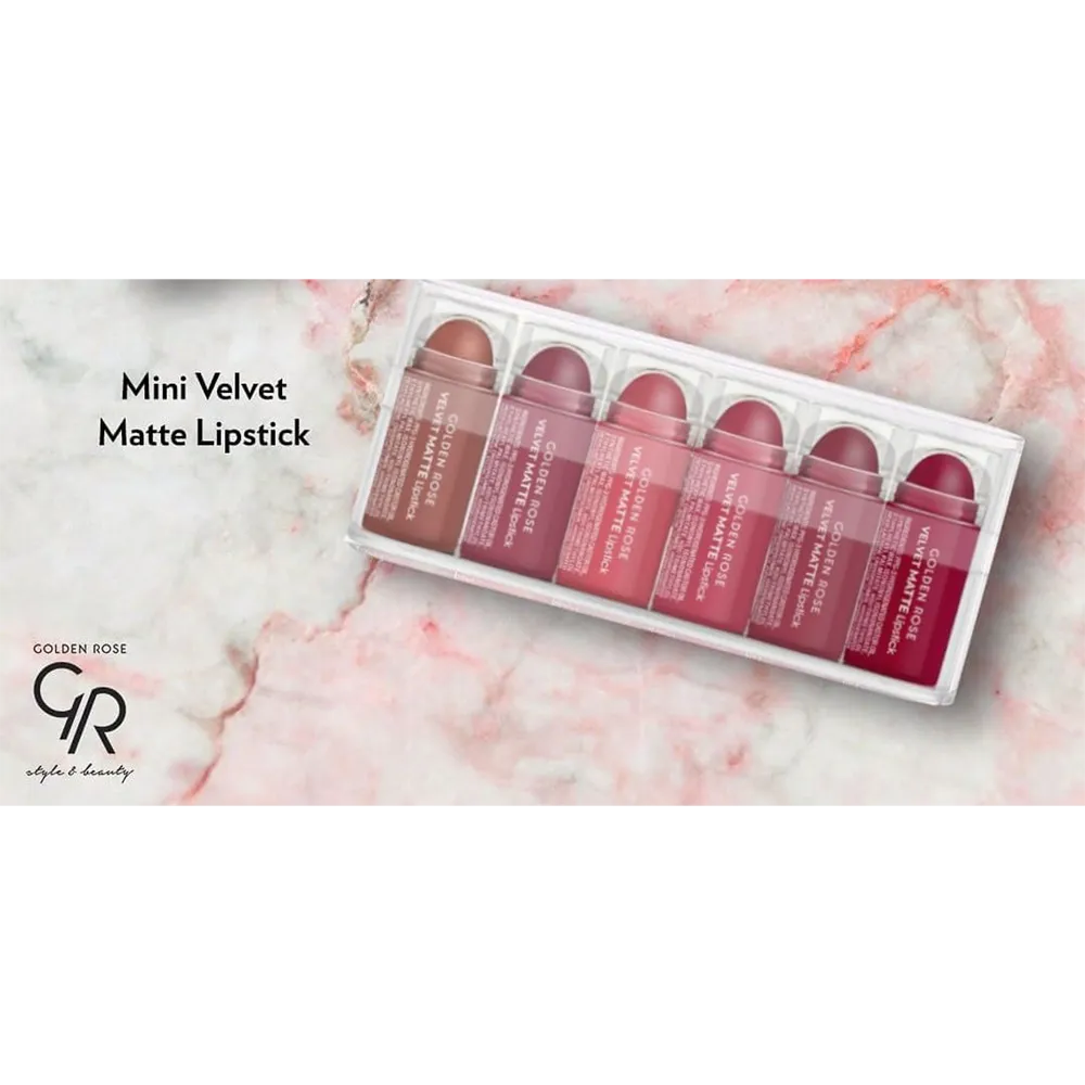 Golden Rose Lipstick Mix 1 - 6pcs thumbnail 1