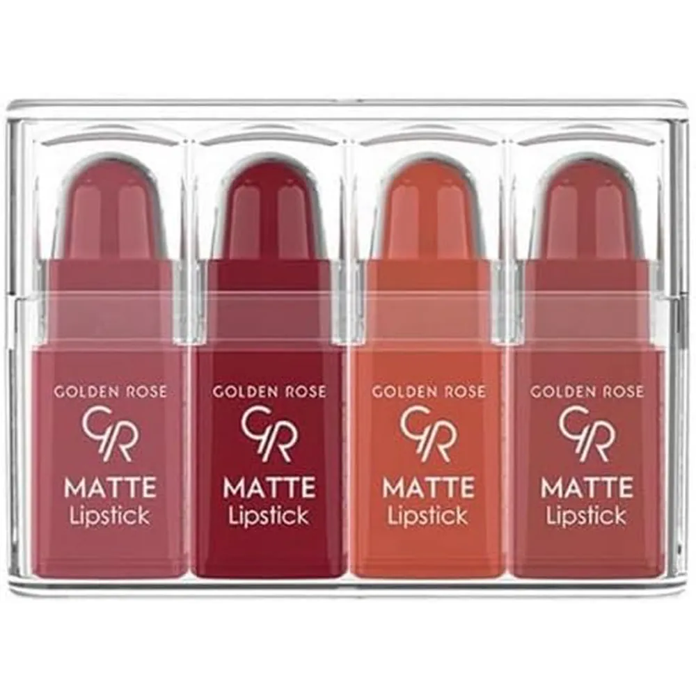 Golden Rose Matte Lipstick (Mini) Mix 3 - 4pcs thumbnail 1
