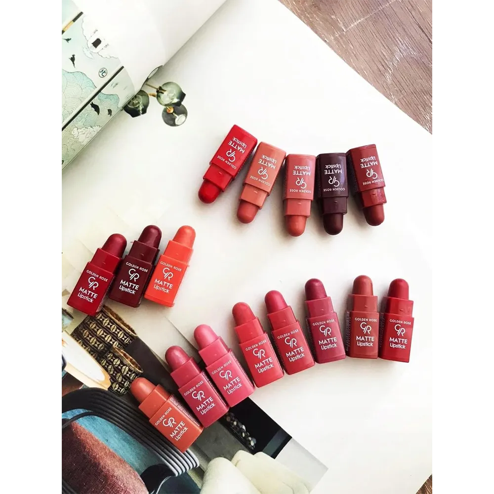 Golden Rose Matte Lipstick (Mini) Mix 3 - 4pcs thumbnail 2