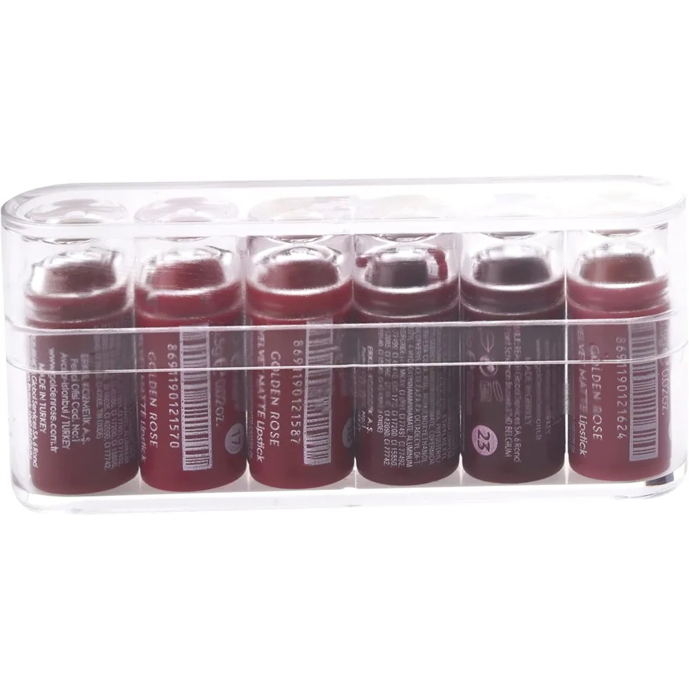Golden Rose Lipstick Mix 2 - 6pcs thumbnail 2