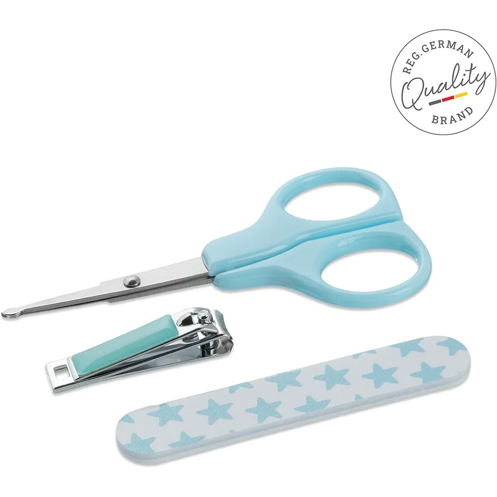 TITANIA ‎1296 B BOX Baby Manicure 3 Pieces Set - Blue thumbnail 2