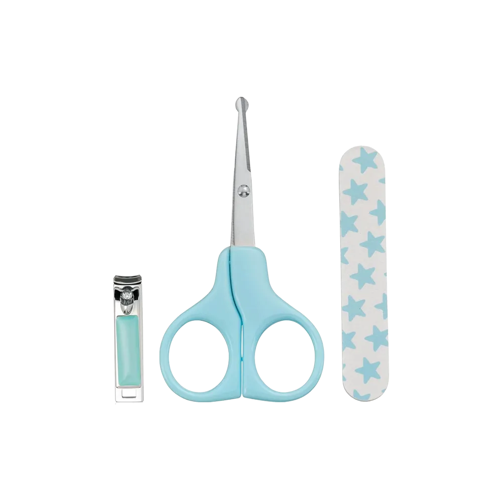 TITANIA ‎1296 B BOX Baby Manicure 3 Pieces Set - Blue thumbnail 3