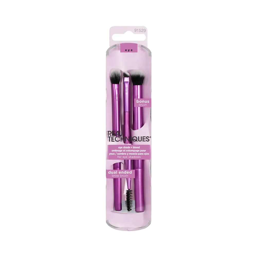 Real Techniques Eye Shade & Blend Makeup Brush Trio thumbnail 2