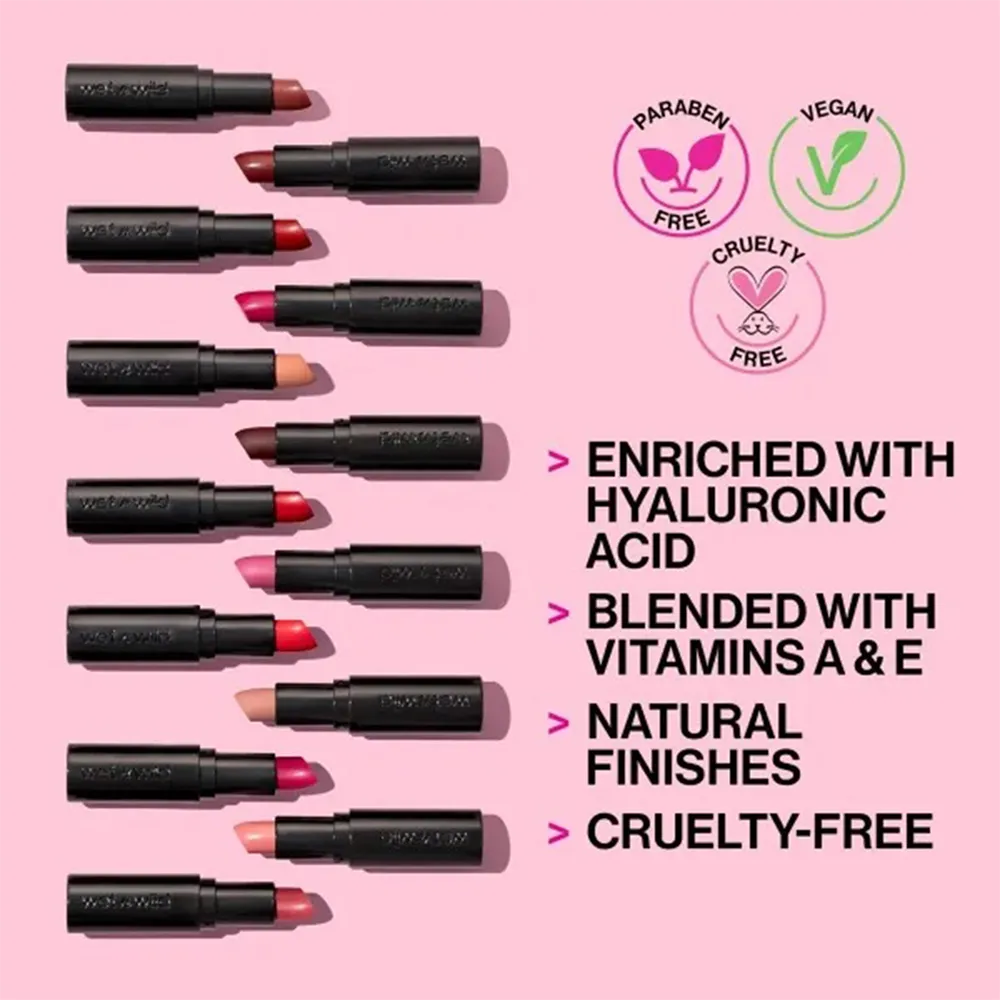 Wet N Wild Mega Last Matte Lipstick - 418 Sasspot Red thumbnail 3