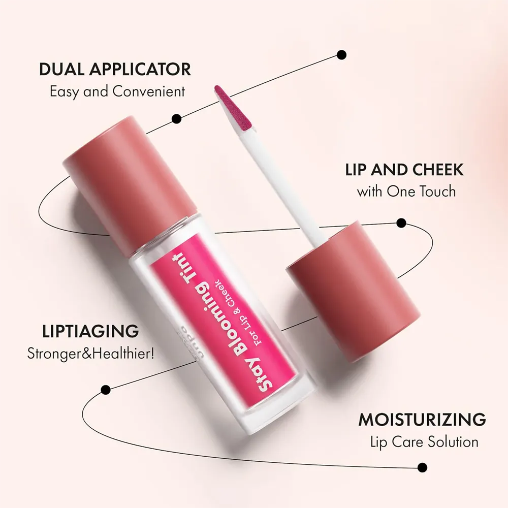 Unpa Bubi Bubi Stay Blooming Tint - 03 Peaonia Pink thumbnail 3