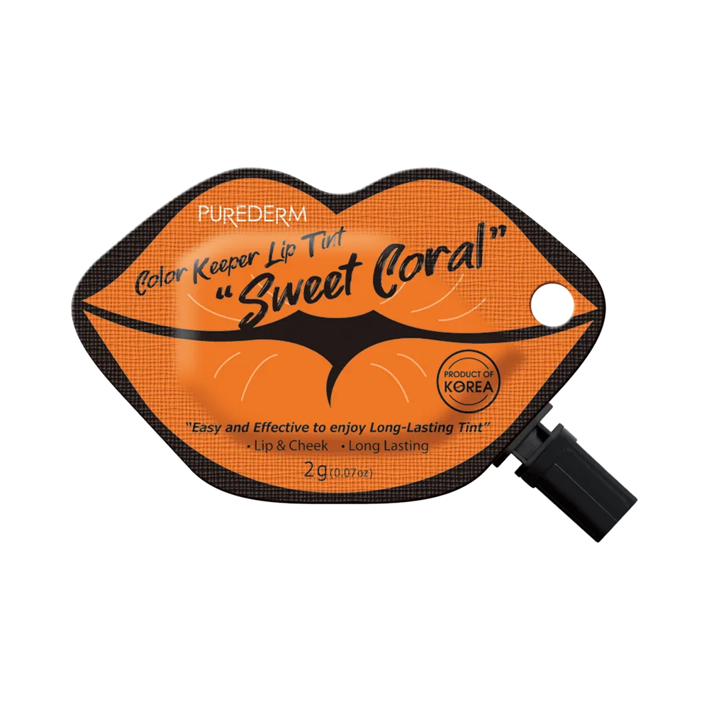Purederm Color Keeper Lip Tint - Sweet Coral thumbnail 1