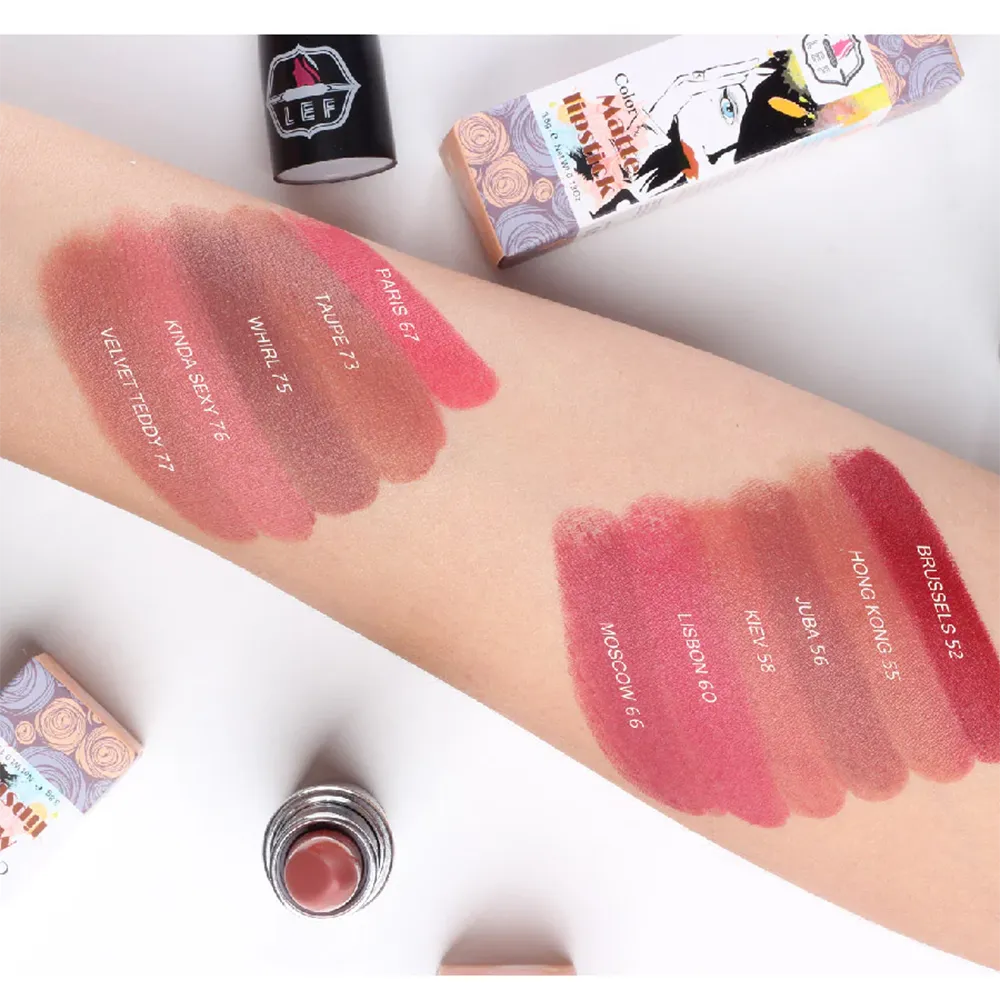 LEF Cosmetics Color Matte Lipstick - 56 Juba thumbnail 4