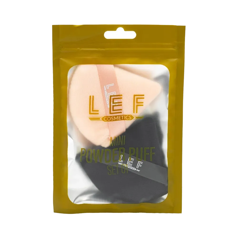 LEF Cosmetics 01 Mini Powder Puff Set - 2 pcs thumbnail 2