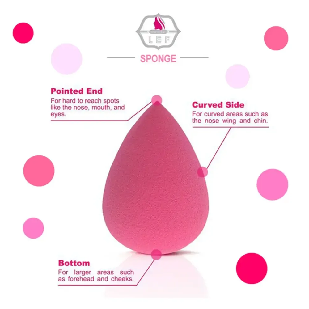 LEF Cosmetics Beauty Blender Antibacterial Makeup Sponge thumbnail 5
