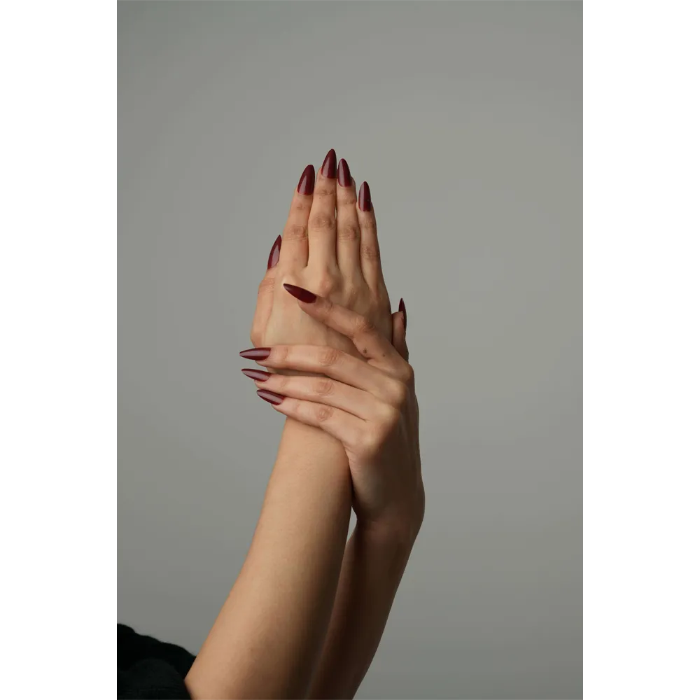 Glitz Acrylic Nails with Liquid Glue - Nude thumbnail 5