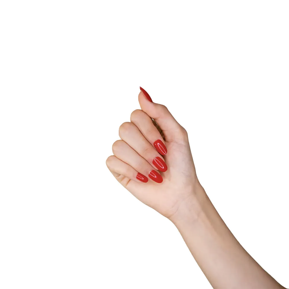 LOCA Press On Nails Oval Shape - 21 Red thumbnail 3