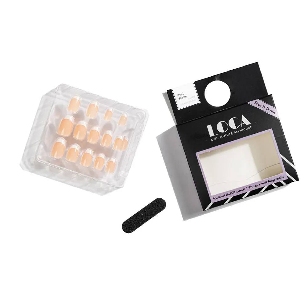 LOCA Small Nails Oval Shape - N7 French Natural thumbnail 1