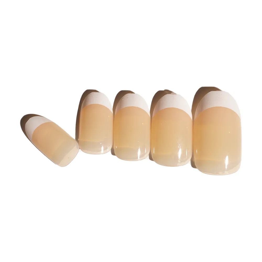 LOCA Small Nails Oval Shape - N7 French Natural thumbnail 2