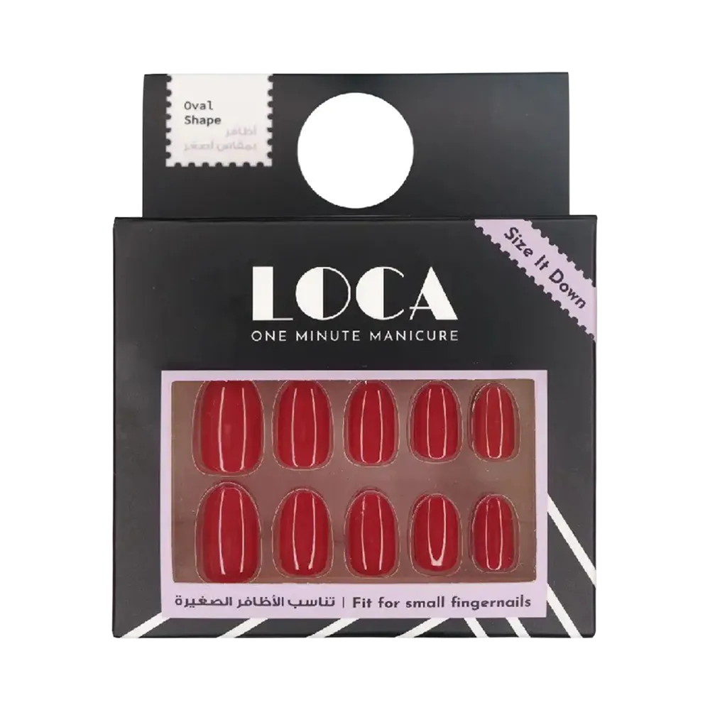LOCA Small Nails Oval Shape - N4 Red thumbnail 3