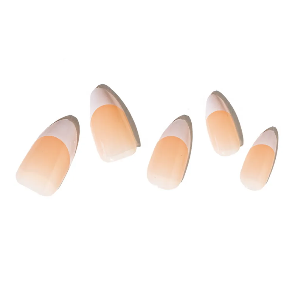 LOCA Acrylic Nails Almond Shape - A4 Natural French thumbnail 3