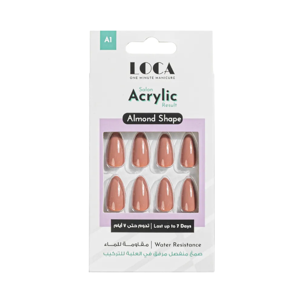 LOCA Acrylic Nails Almond Shape - A1 Nude thumbnail 3