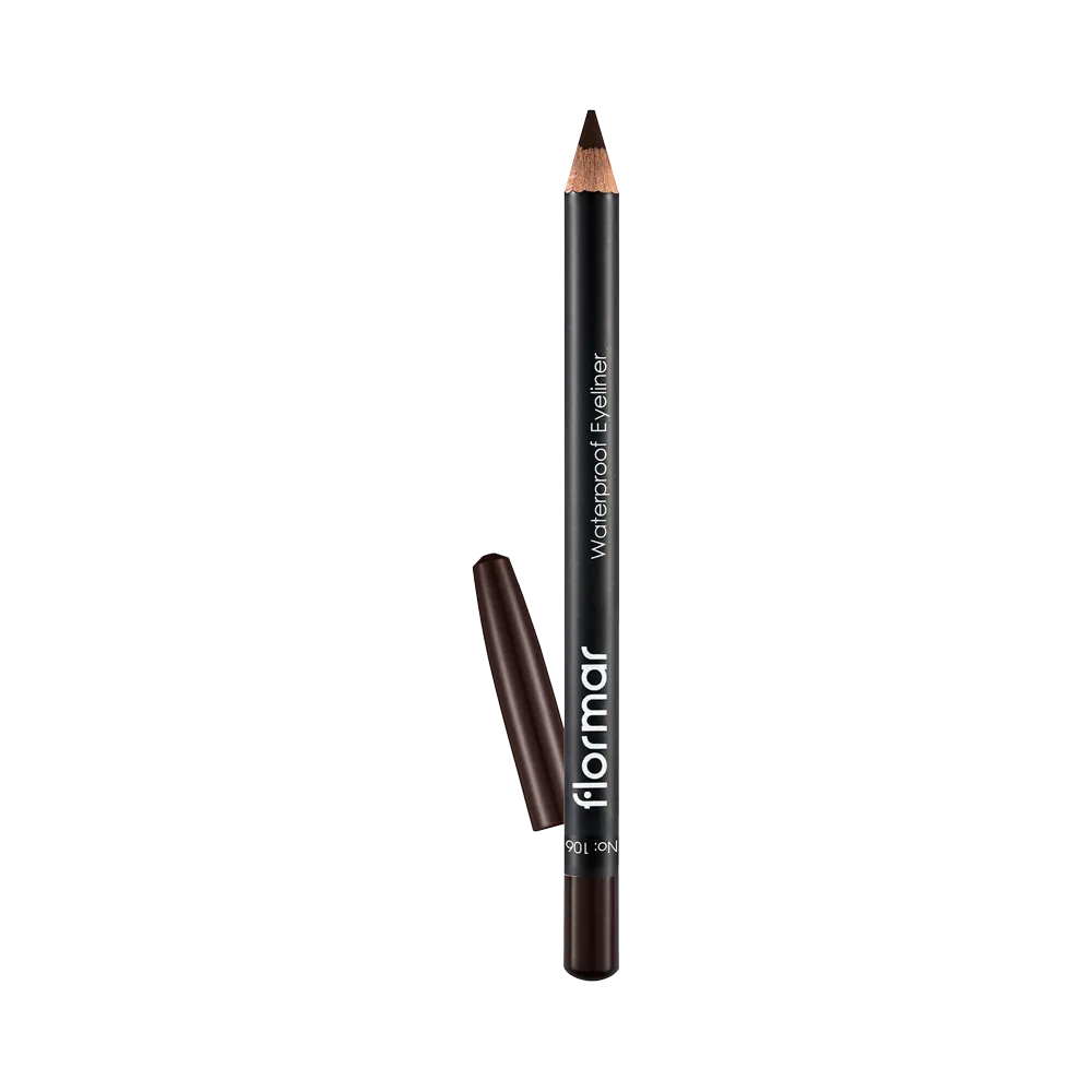Flormar Waterproof Eyeliner Pencil - 106 Dark Chestnut (4.45 g) thumbnail 1