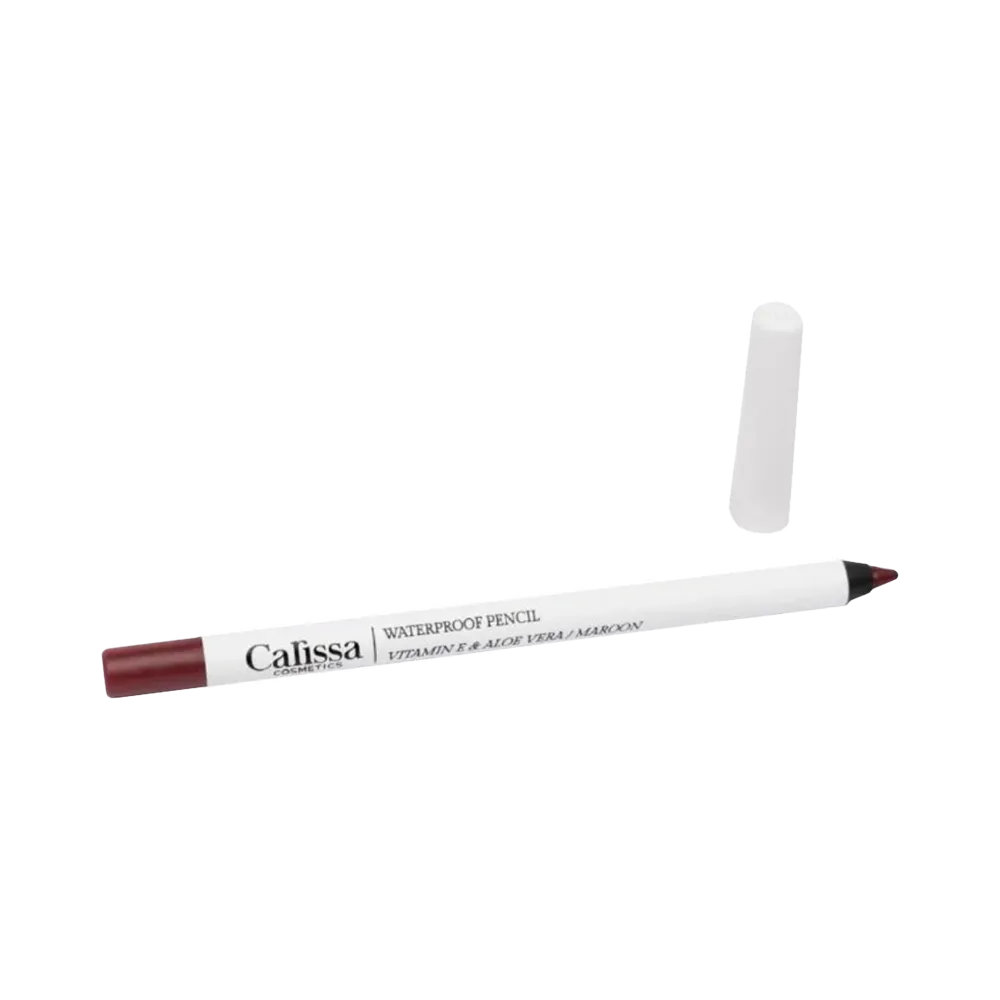 Carissa Waterproof Eyeliner Pencil - Maroon thumbnail 2