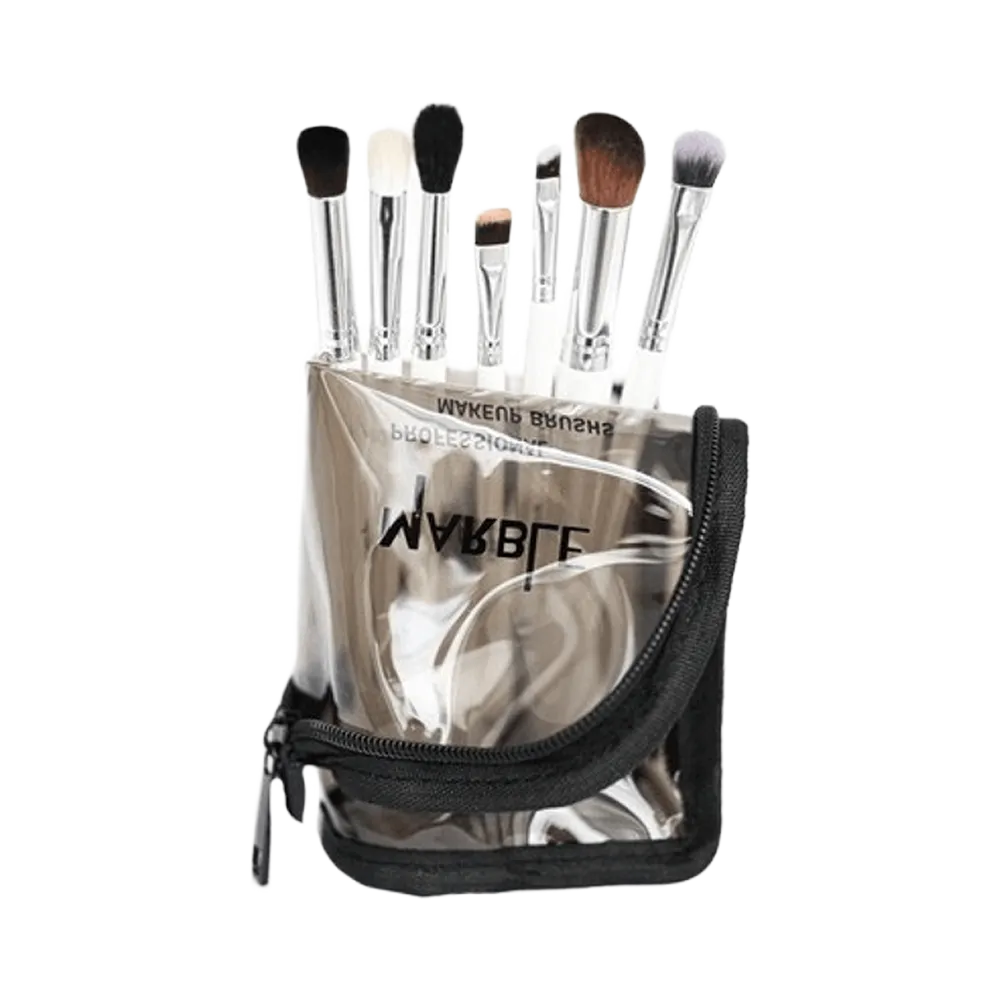 Marble Eye and Brow Brush Set - 7 pcs thumbnail 2