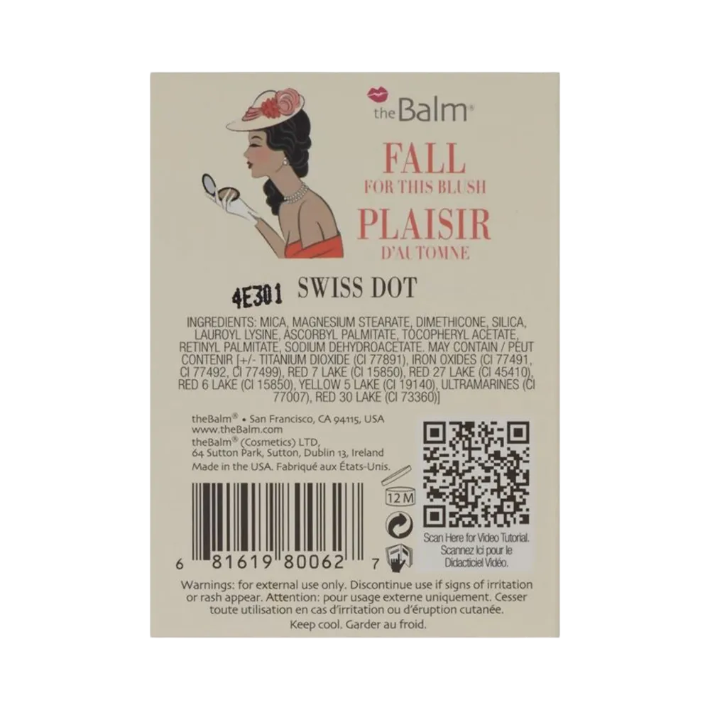 theBalm Instain Long Wearing Powder Staining Blush - Swiss Dot thumbnail 4