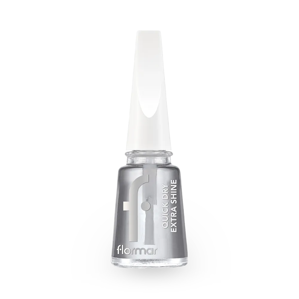 Flormar Quick Dry Extra Shine Top Coat Nail Polish - 11 ml thumbnail 1