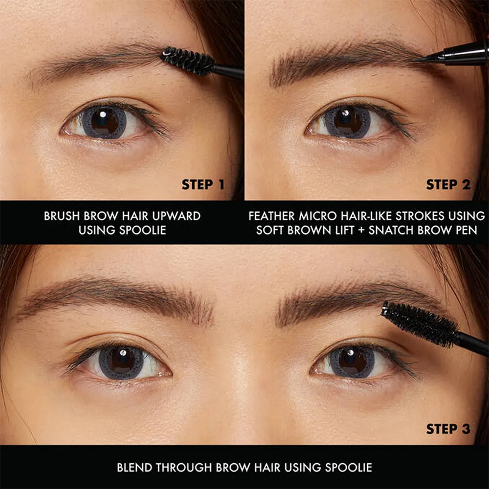 NYX Professional Makeup Lift & Snatch Brow Tint Pen - 10 Black (10 g) thumbnail 4