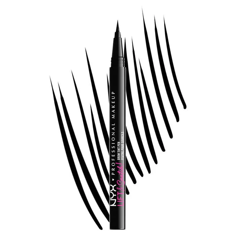 NYX Professional Makeup Lift & Snatch Brow Tint Pen - 10 Black (10 g) thumbnail 5