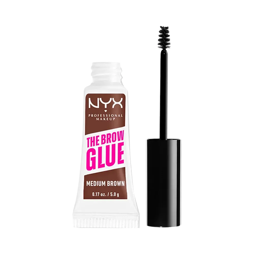 NYX Professional Makeup The Brow Glue Instant Brow Styler - 03 Medium Brown thumbnail 1