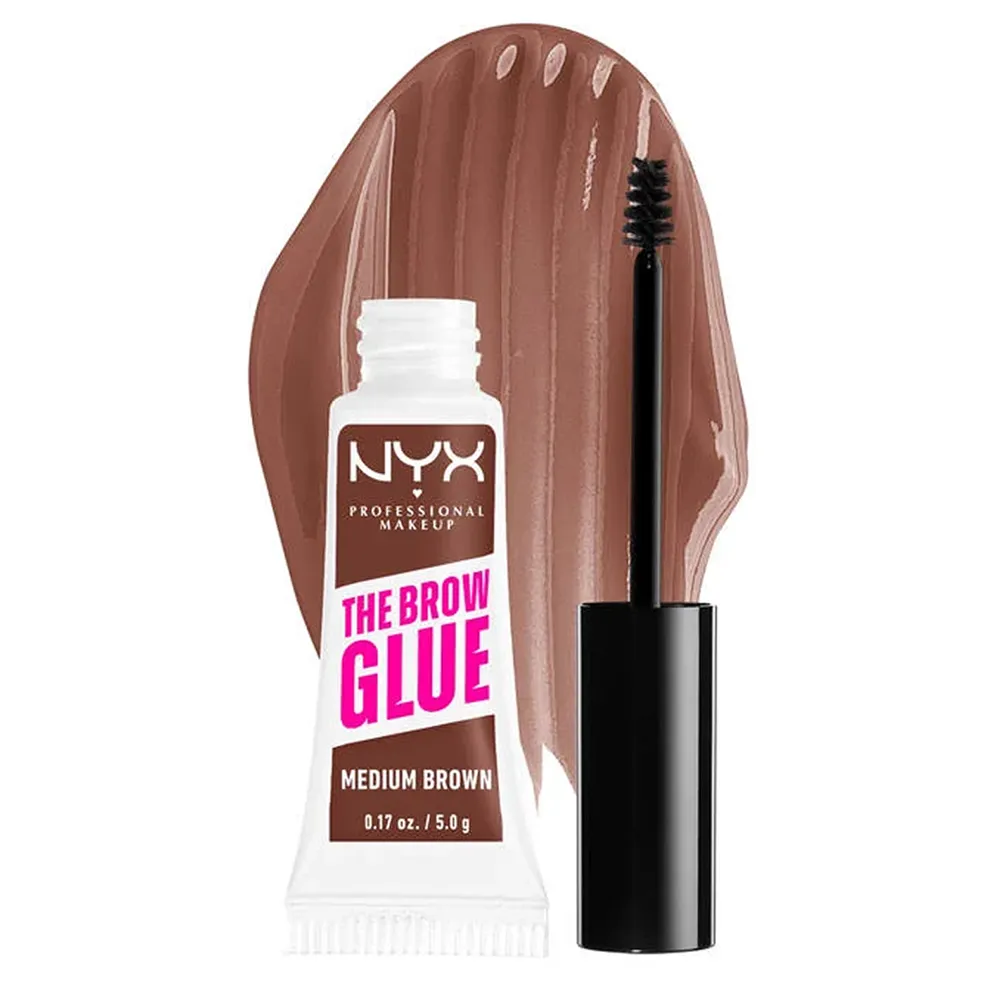 NYX Professional Makeup The Brow Glue Instant Brow Styler - 03 Medium Brown thumbnail 2