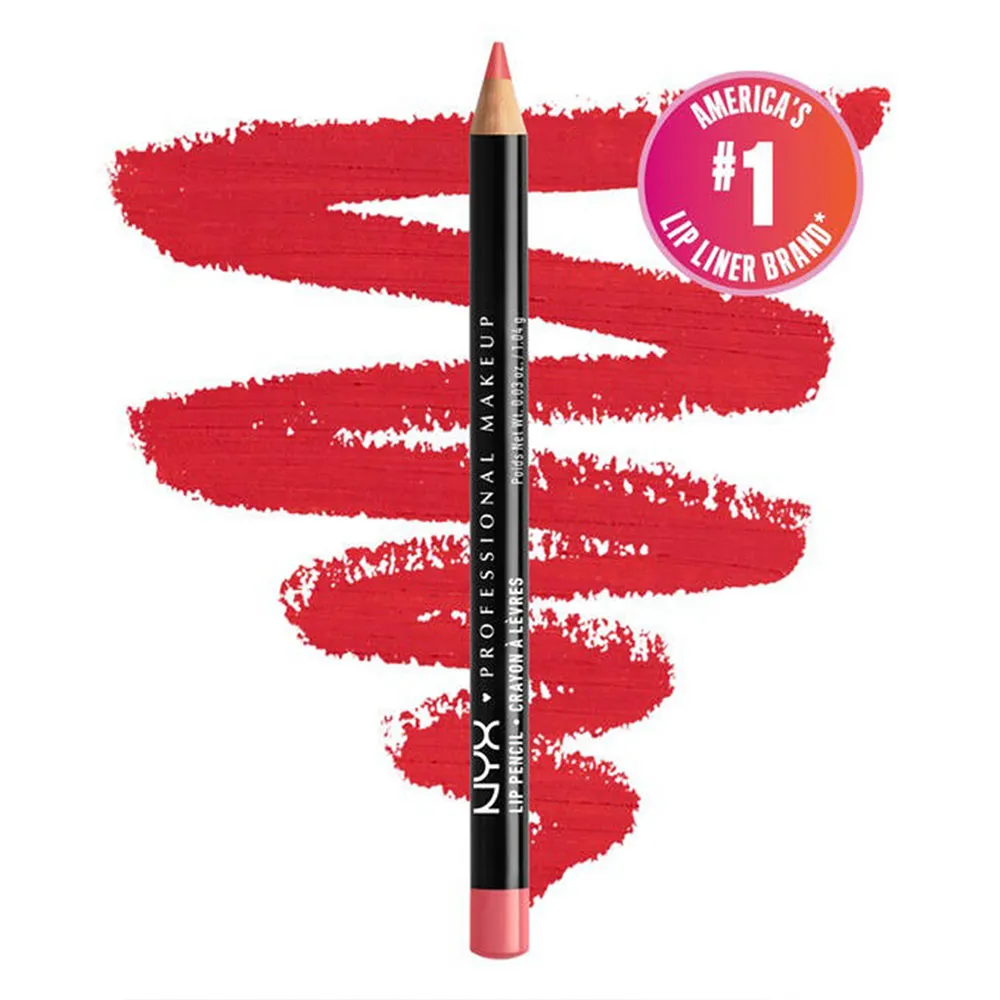 NYX Professional Makeup Slim Lip Pencil - 817 Hot Red (1.04 g) thumbnail 1